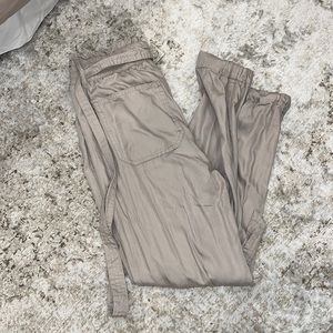 Abercrombie linen cargo pants